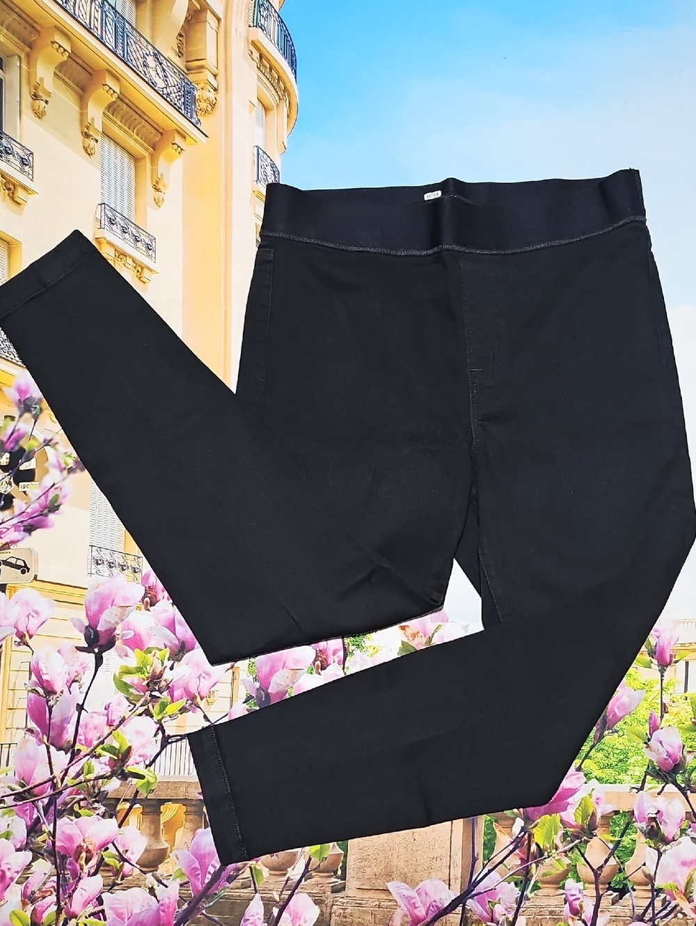 J Brand‎ High Waist Pull On Black Skinny Jeggings Size 31